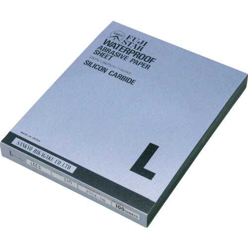 トラスコ中山 三共 L耐水ペーパーLCCS 230X280 #600（ご注文単位100枚）【直送品】
