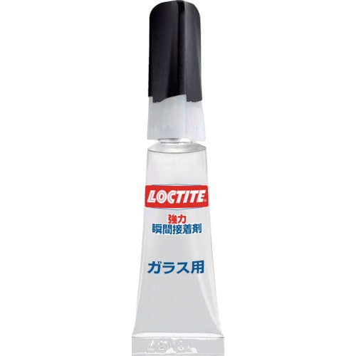 トラスコ中山 LOCTITE 強力瞬間接着剤 ガラス用（ご注文単位1本）【直送品】