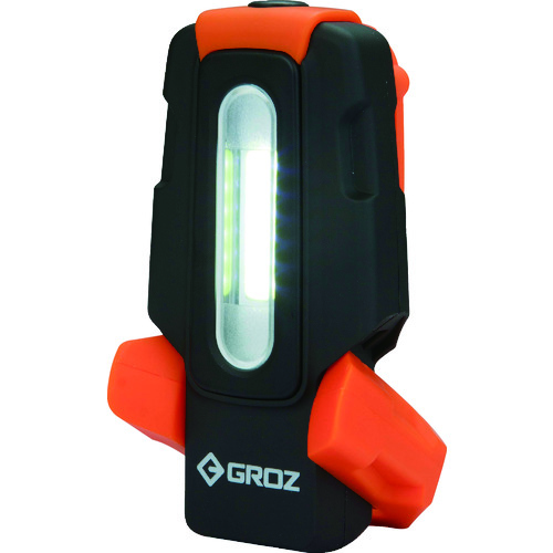 トラスコ中山 GROZ 充電式LEDポケットフラッシュライト 2W COB 200Lm（ご注文単位1個）【直送品】