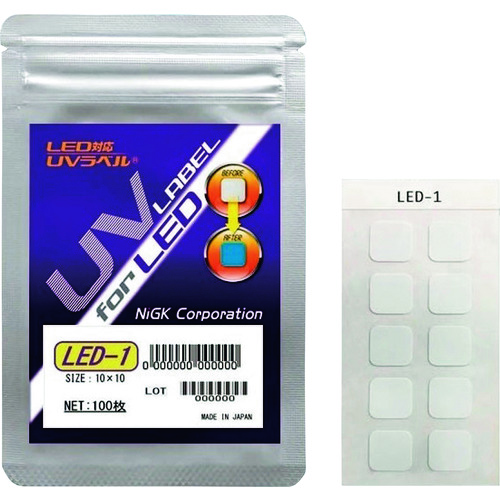 トラスコ中山 日油技研 LED対応 UVラベル　195-3579（ご注文単位1箱）【直送品】