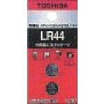 トラスコ中山 東芝 アルカリボタン電池 LR44EC2Pエコパッケージ（2個入） 807-1244  (ご注文単位1パック) 【直送品】