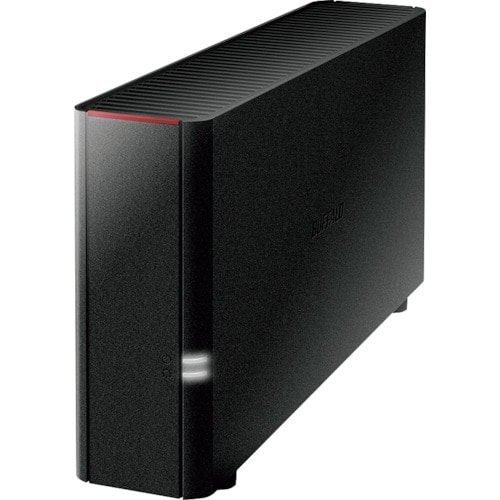 トラスコ中山 バッファロー LinkStation for SOHO LS210DNBシリーズ SOHO向け1ドライブNAS 1TB（ご注文単位1個）【直送品】