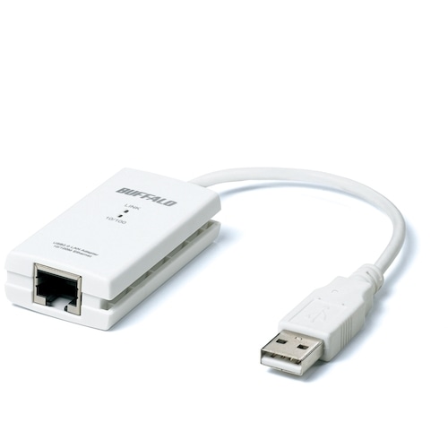 トラスコ中山 バッファロー 10／100M USB2.0用 LANアダプター 410-6249  (ご注文単位1台) 【直送品】