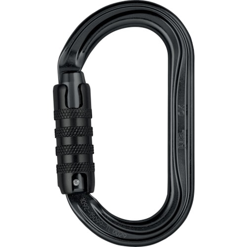 トラスコ中山 PETZL オーケートライアクトロック ブラック（ご注文単位1個）【直送品】