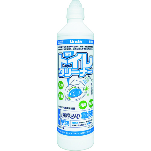 トラスコ中山 Linda トイレクリーナー 800ml（ご注文単位1個）【直送品】