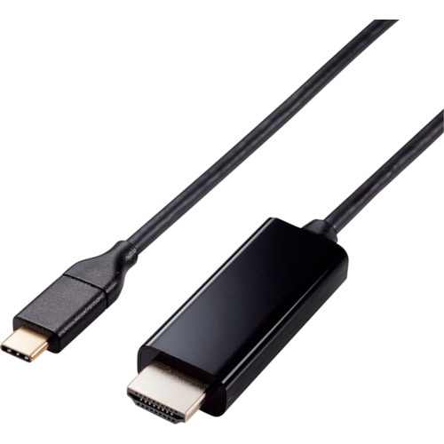 トラスコ中山 エレコム 映像変換ケーブル USB Type－C－HDMI ミラーリング対応 60Hz 2.0m ブラック 410-2092  (ご注文単位1本) 【直送品】