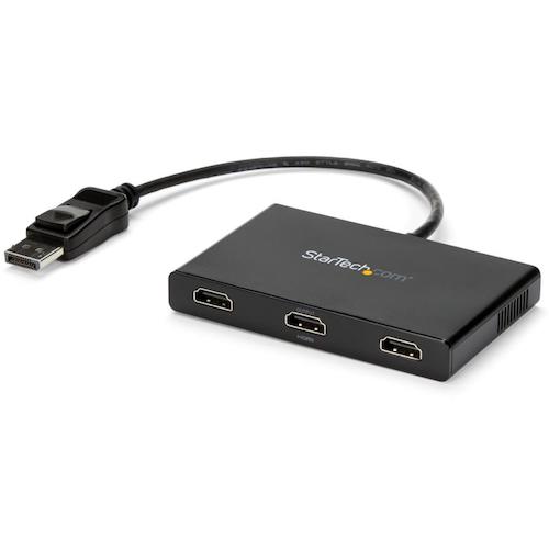 トラスコ中山 スターテック MSTハブ/DP 1.2 - 3x HDMI/トリプル1080p/Windowsのみ対応（ご注文単位1箱）【直送品】