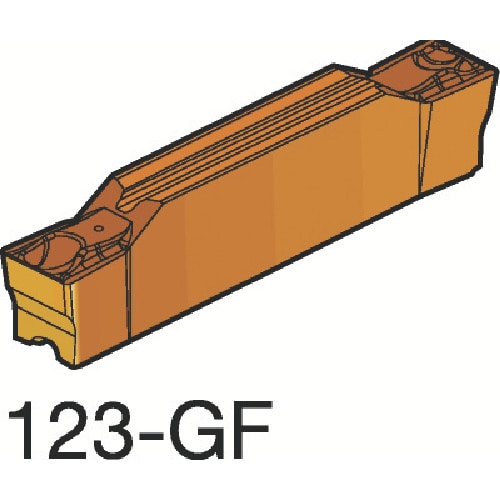 トラスコ中山 サンドビック コロカット1・2 溝入れ加工用チップ（320） H13A 607-4171  (ご注文単位10個) 【直送品】