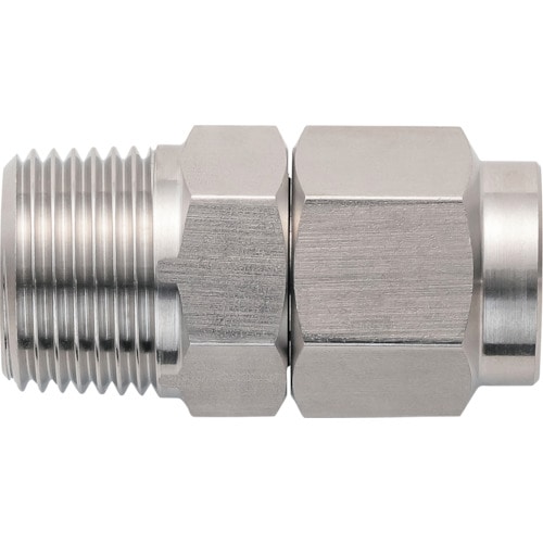 トラスコ中山 潤工社 ステンレス継手 ニップル(ミリ系列) 12X10mm  PT1/4（ご注文単位1個）【直送品】