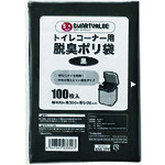 トラスコ中山 JTX 830377トイレコーナー用脱臭ポリ袋100枚入 N141J （ご注文単位1パック）【直送品】