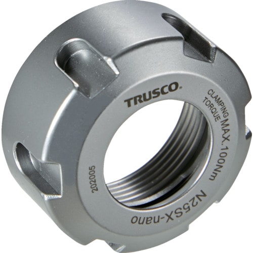 トラスコ中山 TRUSCO NC旋盤用ストレートシャンクコレットホルダ ERナット M32XP1.5 207-7157  (ご注文単位1個) 【直送品】