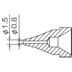 トラスコ中山 白光 SS型 ノズル/0.8mm（ご注文単位1本）【直送品】