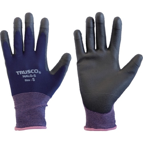 トラスコ中山 TRUSCO 5本指先補強 ウレタン背抜き手袋 S（ご注文単位1組）【直送品】