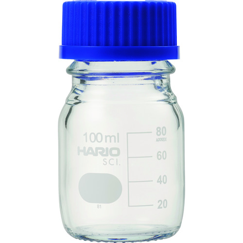 トラスコ中山 HARIO 耐熱ねじ口瓶 100ml（ご注文単位1個）【直送品】