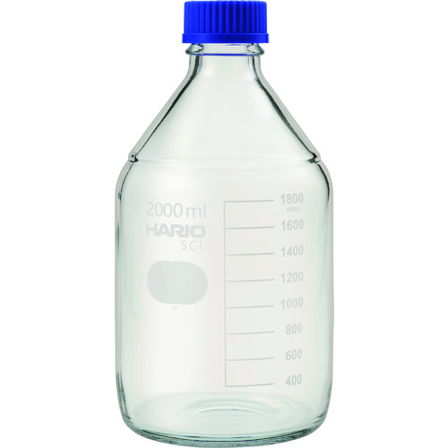 トラスコ中山 HARIO 耐熱ねじ口瓶 2，000ml（ご注文単位1個）【直送品】