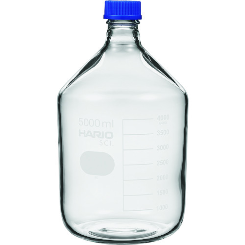 トラスコ中山 HARIO 耐熱ねじ口瓶 5，000ml（ご注文単位1個）【直送品】