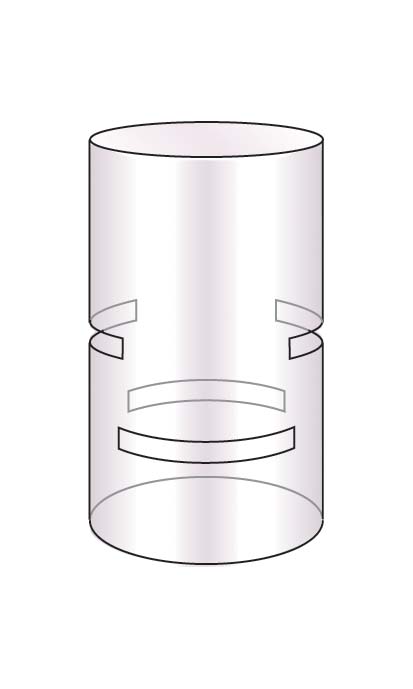 クリアーユニットベース（連結用カット付） C1220　M 1個（ご注文単位1個）【直送品】