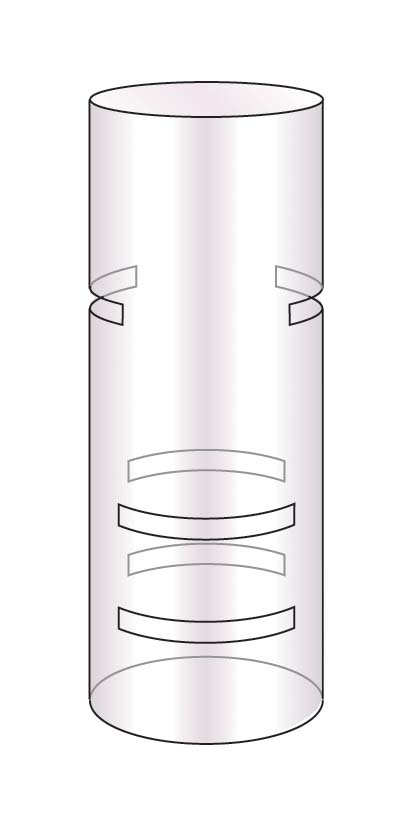 クリアーユニットベース（連結用カット付） C1230　L 1個（ご注文単位1個）【直送品】