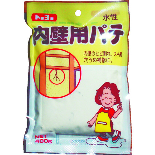 トラスコ中山 MATERAN 内壁用パテ 400g (1個入)（ご注文単位1袋）【直送品】