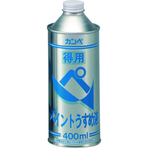 トラスコ中山 KANSAI 得用ペイントうすめ液 400ml（ご注文単位1缶）【直送品】