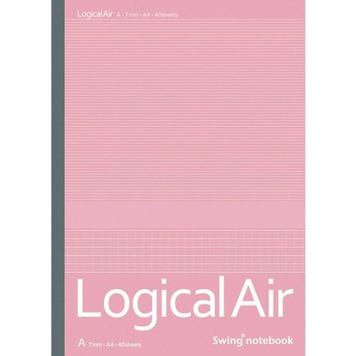 トラスコ中山 ナカバヤシ ロジカル・エアーノート A罫/A4/40枚（ご注文単位1冊）【直送品】