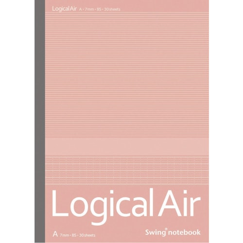 トラスコ中山 ナカバヤシ ロジカル・エアーノート A罫/B5/30枚（ご注文単位1冊）【直送品】