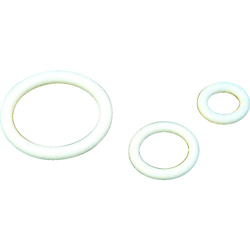 トラスコ中山 フロンケミカル フッ素樹脂(PTFE)Oリング P-6 (10個入)（ご注文単位1袋）【直送品】