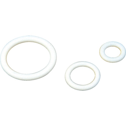 トラスコ中山 フロンケミカル フッ素樹脂(PTFE)Oリング P-7 (10個入)（ご注文単位1袋）【直送品】