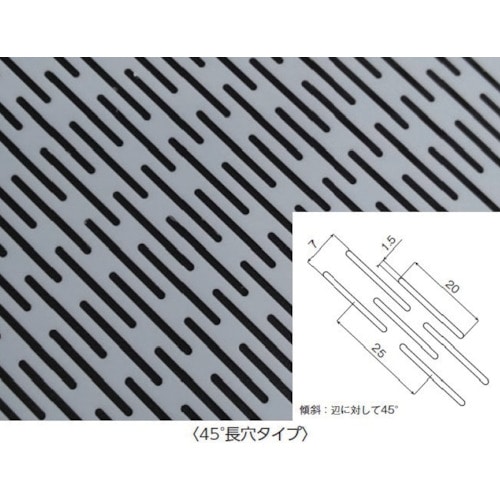 トラスコ中山 フロンケミカル フッ素樹脂(PTFE)特殊パンチングシート0.5t×300×500【単位はPk】（ご注文単位1パック）【直送品】