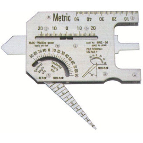 トラスコ中山 フジ 溶接開先ゲージ（ご注文単位1個）【直送品】
