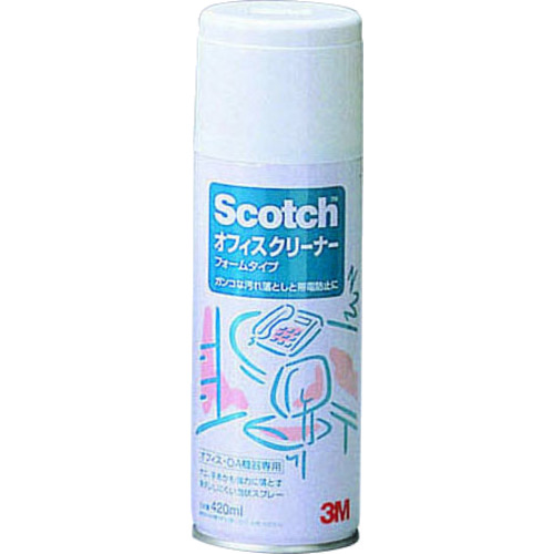 トラスコ中山 3M オフィスクリーナー 420ml（ご注文単位1本）【直送品】