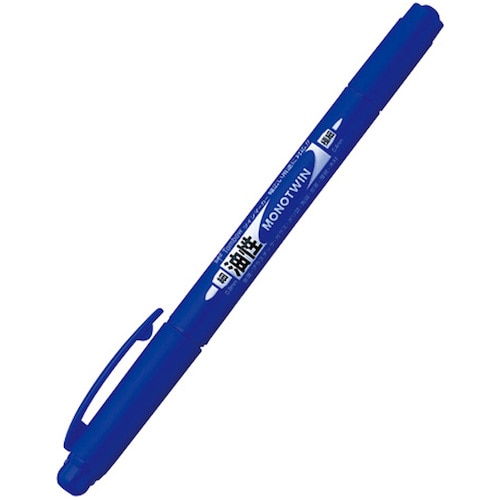 トラスコ中山 Tombow 油性サインペン モノツイン極細E 青 219-5090  (ご注文単位1本) 【直送品】