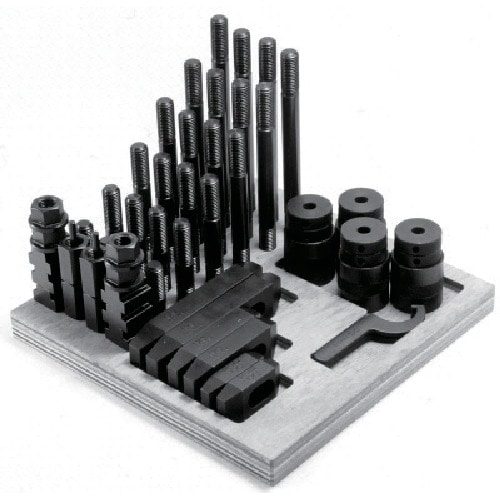 トラスコ中山 スーパーツール クランプ（工作機械用） プレーンクランピングキット（M16） T溝幅20mm 813-0810  (ご注文単位1セット) 【直送品】