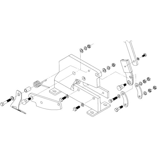 トラスコ中山 TRUSCO 板金用切断機 レバーシャP－3用部品 NO.8リンクゲージ 450-7665  (ご注文単位1個) 【直送品】