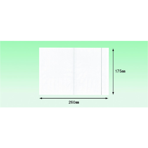 トラスコ中山 パピルス デリバリーパック 4方溶着タイプ 上PEスリット（A5サイズ用）175×260 100枚入 全面糊 215-7271  (ご注文単位1パック) 【直送品】
