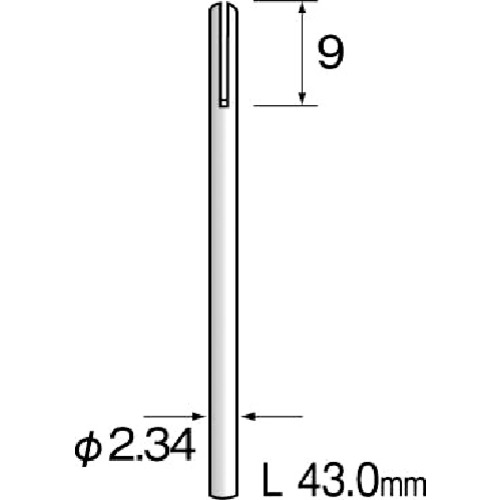 トラスコ中山 ミニモ 割ピンマンドレール (10本入)　852-0545（ご注文単位1袋）【直送品】