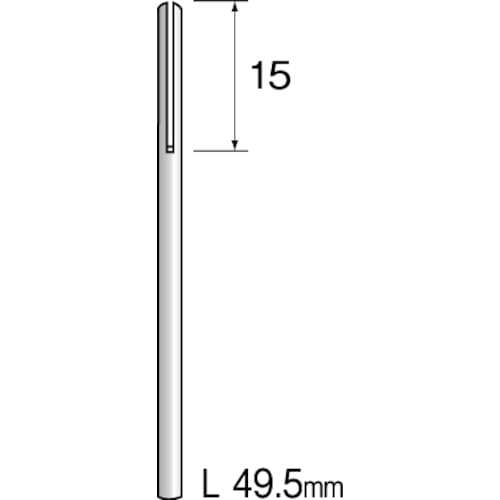 トラスコ中山 ミニモ 割ピンマンドレール (10本入)　852-0546（ご注文単位1袋）【直送品】