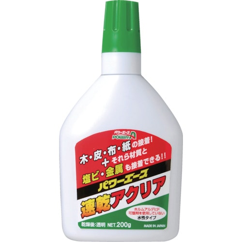 トラスコ中山 アルテコ 多用途接着剤 A02速乾アクリア 200g（ご注文単位1本）【直送品】