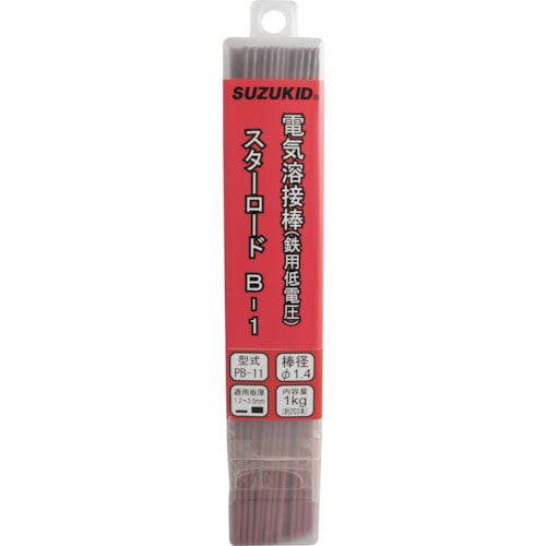 トラスコ中山 SUZUKID スターロードB-1 低電圧軟鋼用 1.4φ×1kg（ご注文単位1箱）【直送品】