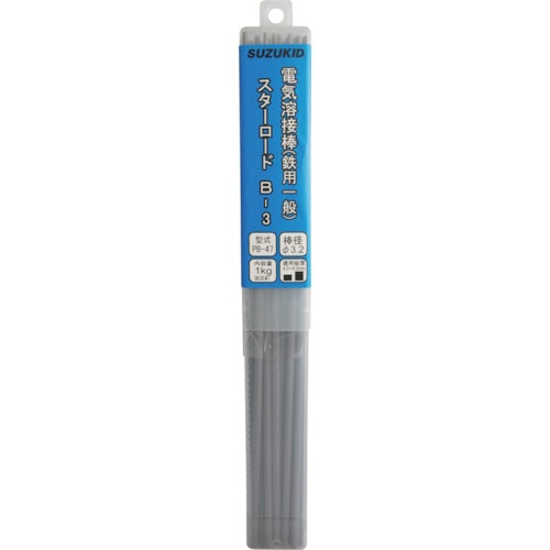 トラスコ中山 SUZUKID スターロードB-3 一般軟鋼用 3.2φ×1kg（ご注文単位1箱）【直送品】