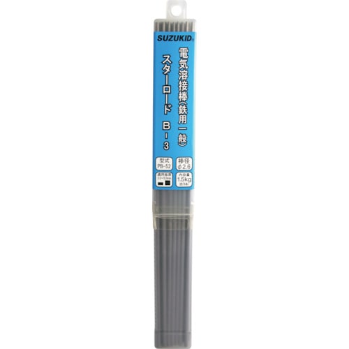 トラスコ中山 SUZUKID スターロードB-3 一般軟鋼用 2.5φ×1.5kg（ご注文単位1箱）【直送品】