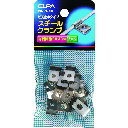 トラスコ中山 ELPA スチールクランプ 166-1826  (ご注文単位1パック) 【直送品】