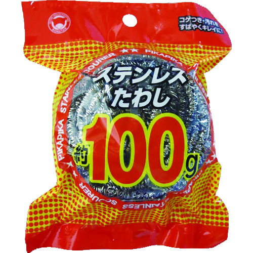 トラスコ中山 ボンスター PKステンレスたわし 100g（ご注文単位1個）【直送品】