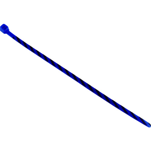 トラスコ中山 パンドウイット ストライプナイロン結束バンド 青/黒 (50本入)（ご注文単位1袋）【直送品】