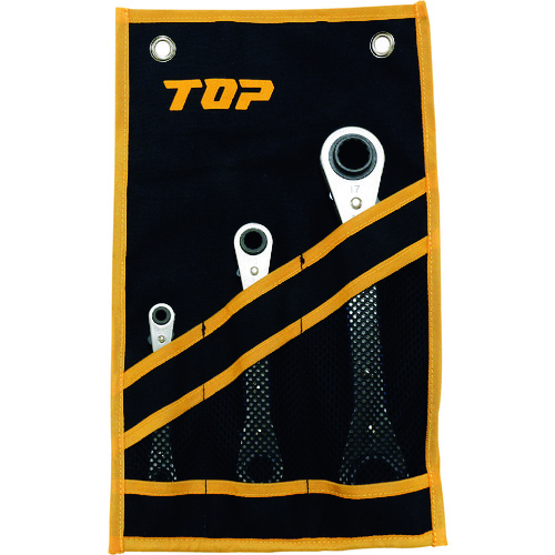 トラスコ中山 TOP 板ラチェットレンチセット 152-1485  (ご注文単位1セット) 【直送品】