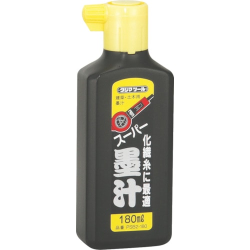 トラスコ中山 タジマ スーパー墨汁180ml（ご注文単位1個）【直送品】