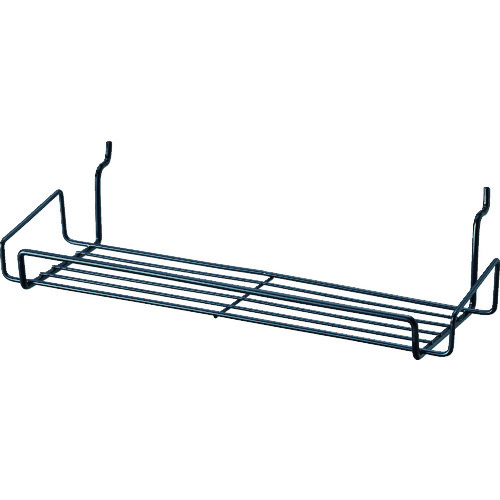 トラスコ中山 光 パンチングボードパーツ 線材棚 黒（ご注文単位1個）【直送品】