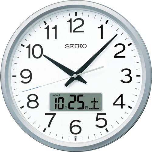 トラスコ中山 SEIKO プログラムチャイム付き電波時計　238-9828（ご注文単位1個）【直送品】