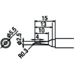 トラスコ中山 グット 替こて先SB型PX2/SVS用（ご注文単位1個）【直送品】