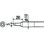 トラスコ中山 グット 替こて先 5C型 (1本＝1PK)（ご注文単位1個）【直送品】